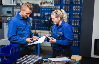 På Ferromeks fabrik råder en positiv anda