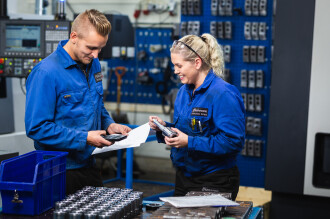 På Ferromeks fabrik råder en positiv anda